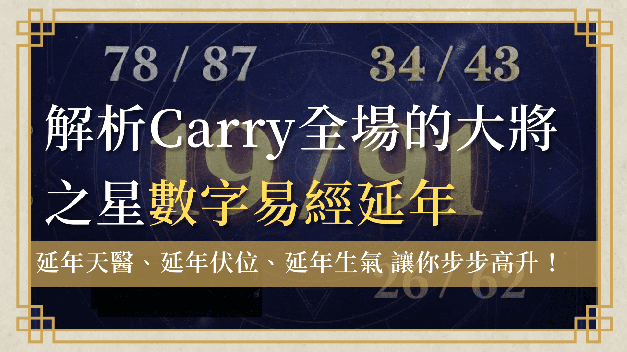 解析數字易經延年!延年天醫、延年伏位、延年生氣搭配全攻略