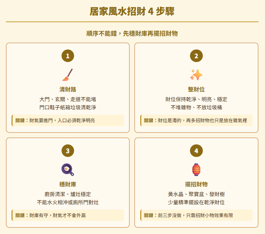 居家風水-ju-jia-feng-shui-居家風水招財 4 步驟