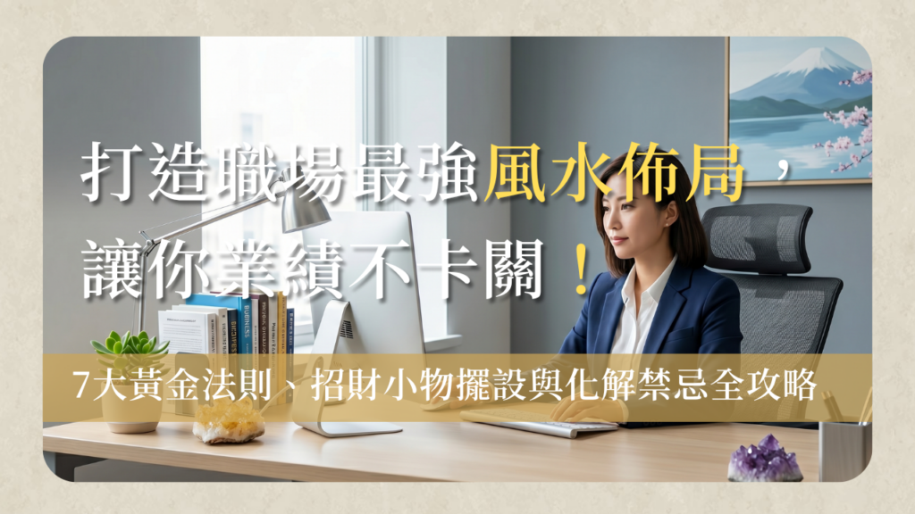 辦公桌風水佈局office-desk-feng-shui-layout-打造職場最強風水佈局