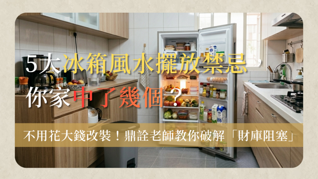 冰箱風水fridge-feng-shui-placement-guide5大冰箱風水擺放禁忌，你家中了幾個？