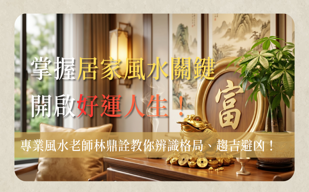 居家風水-ju-jia-feng-shui-居家風水完整攻略！林鼎詮老師解析財位、招財擺設與風水禁忌